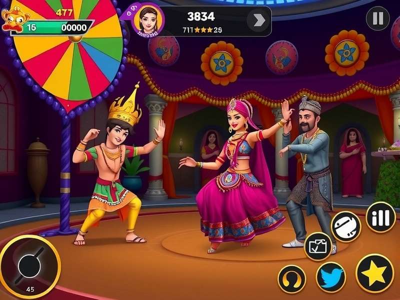 Thumka Thunder Legend game screenshot showing dance battle